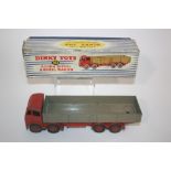 DINKY TOYS - FODEN DIESEL WAGON Model Number 901, Foden Diesel 8 Wheel Wagon, with a red cab and