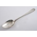 A GEORGE III / IV SCOTTISH PROVINCIAL TABLE SPOON initialled, by Donald Fraser, Inverness (DF, INS);