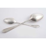 A SCOTTISH PROVINCIAL TABLE SPOON Old English pattern, initialled "R", by Alexander Rollo of