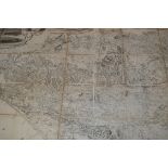 Taylor, Isaac. Dorset Shire, folding engraved map of 42 sections, backed onto linen, with engraved