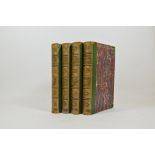 Bree, Charles Robert. A History of the Birds of Europe, 4 volumes, first edition, 238 hand-