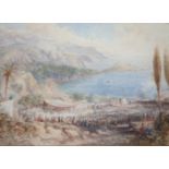 T** WILLIAMS (19th Century) SAN REMO Signed, watercolour and pencil 25.5 x 35cm. ++ A little