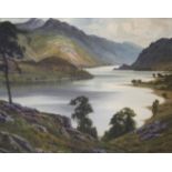 •EDWARD HORACE THOMPSON (1879-1949) THIRLMERE: BASSENTHWAITE AND CASTLE CRAG; WASTWATER;