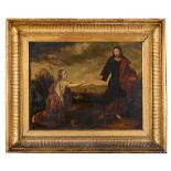 FOLLOWER OF ABRAHAM JANSSENS (c.1567-1632) NOLI ME TANGERE Oil on canvas 71 x 92cm. ++ Old lining;