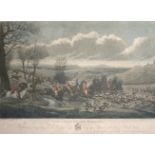 AFTER W. P. HODGES THE CHASE OF THE ROEBUCK; THE DEATH OF THE ROEBUCK A pair, coloured aquatints