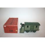 HORNBY 0 GAUGE a boxed 0 gauge Snow Plough LNER Two Tone Green, correct box with end service label
