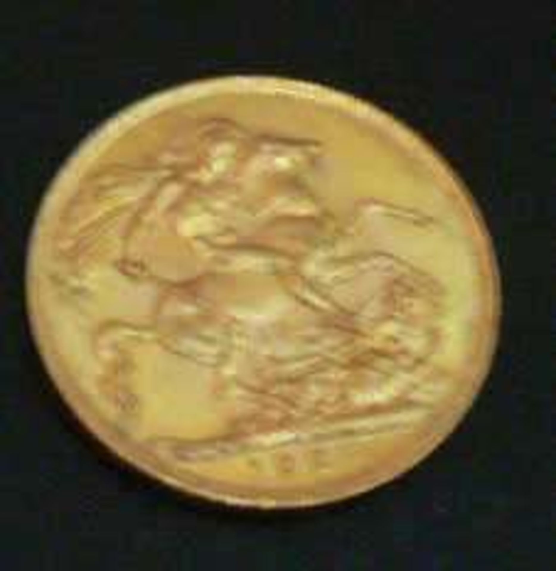 Reserve: 210 EUR        Goldmünze England, Sovereign, Gewicht 7,96 g, fein 7,29