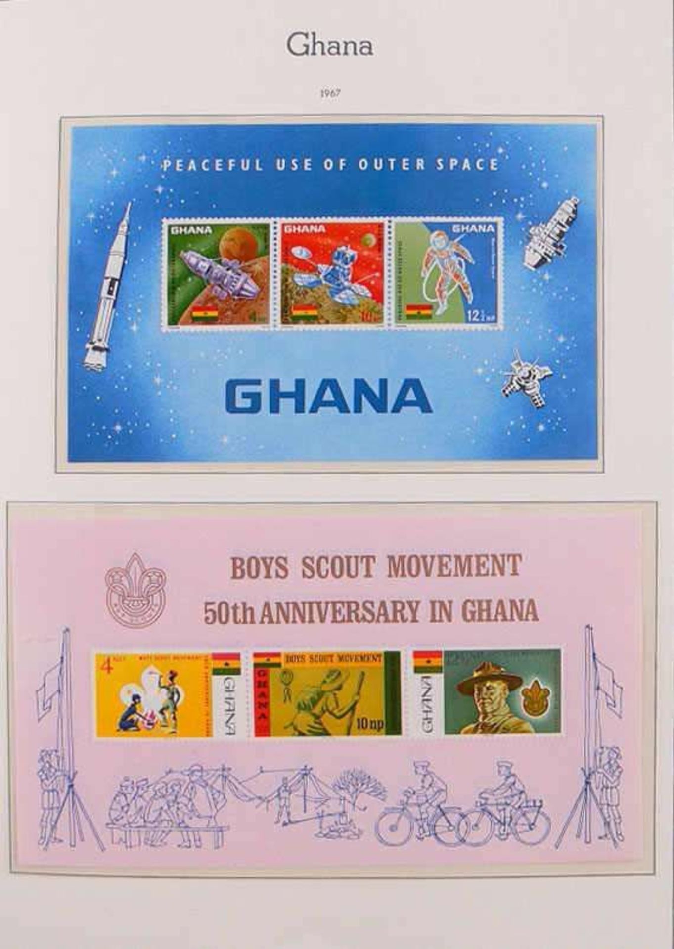 Reserve: 40 EUR        Ghana 1957/69, zumeist tadellos postfrische/ungebrauchte Sammlung mit teils - Image 18 of 19