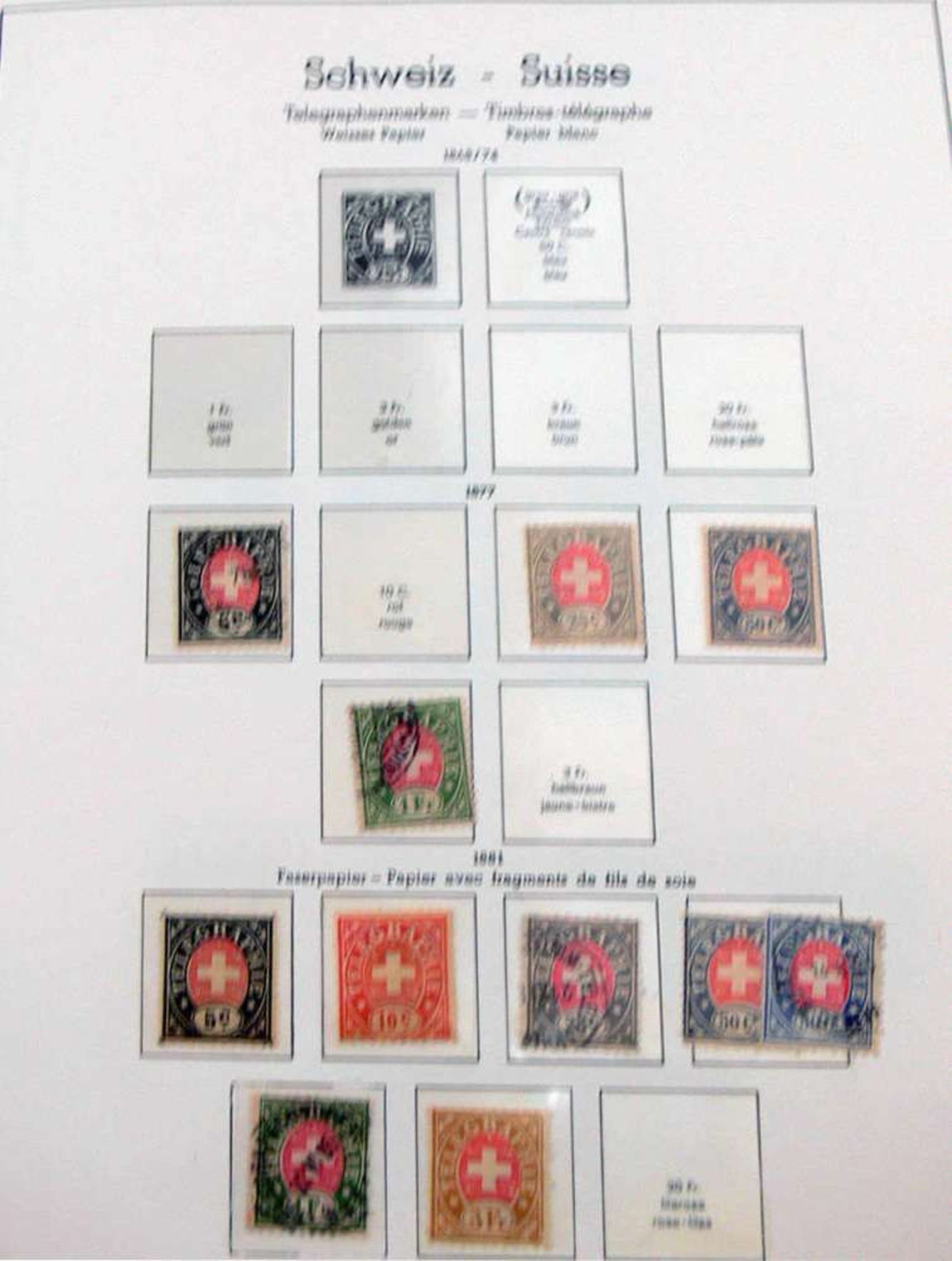 Reserve: 40 EUR        Schweiz /Bundespost, Sammlung mit Dubletten der Portomarken und der