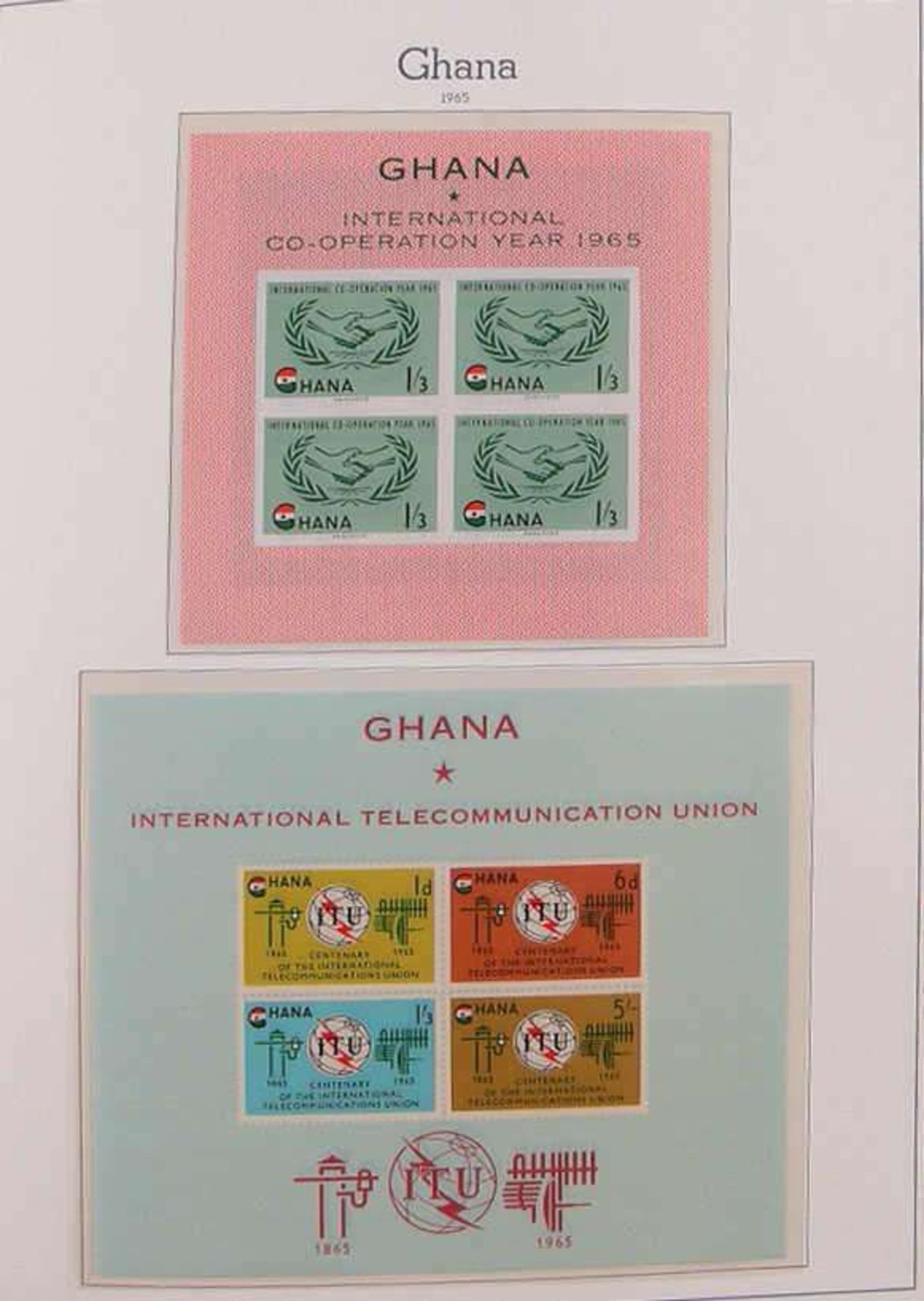 Reserve: 40 EUR        Ghana 1957/69, zumeist tadellos postfrische/ungebrauchte Sammlung mit teils - Image 16 of 19