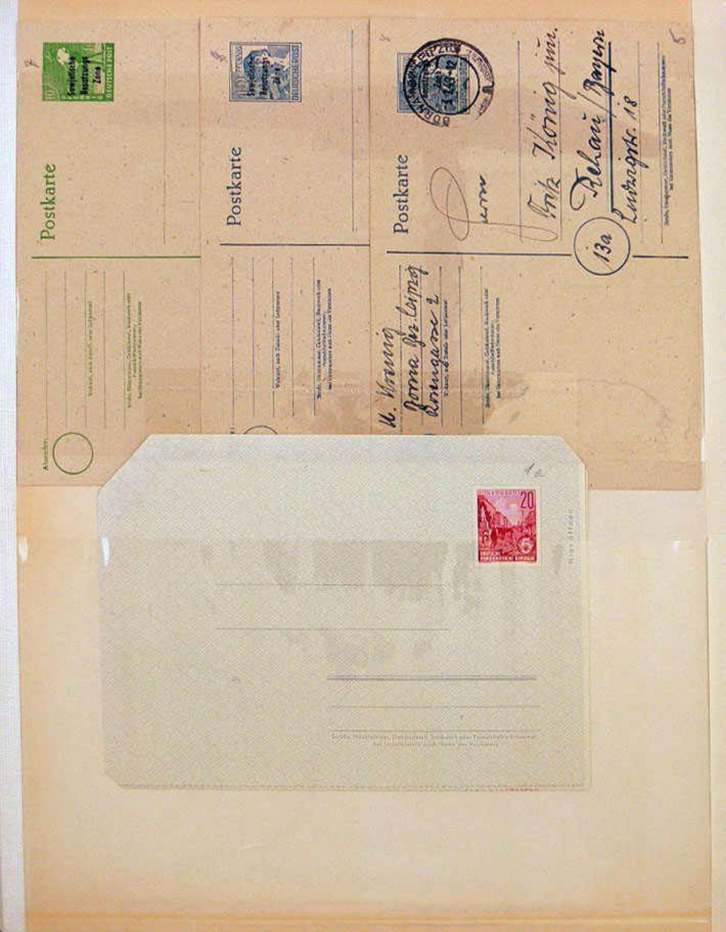 Reserve: 75 EUR        DDR 1949/81, interessante Sammlung DDR im Klemmbinder, beginnend mit diversen - Image 3 of 19