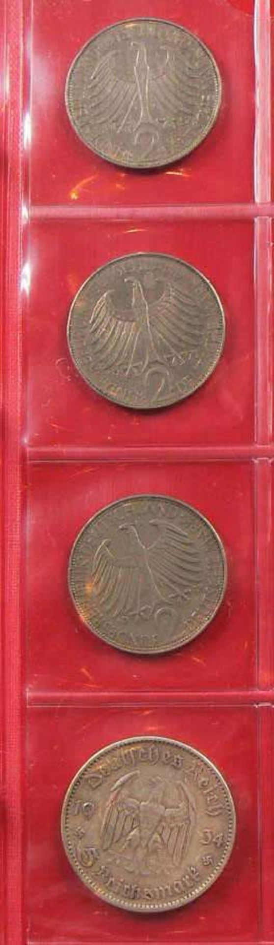 Reserve: 90 EUR        Ein Münzalbum gefüllt mit Münzen meist BRD. Dabei ca, 126 DM, sowie ca. 22 - Image 4 of 4
