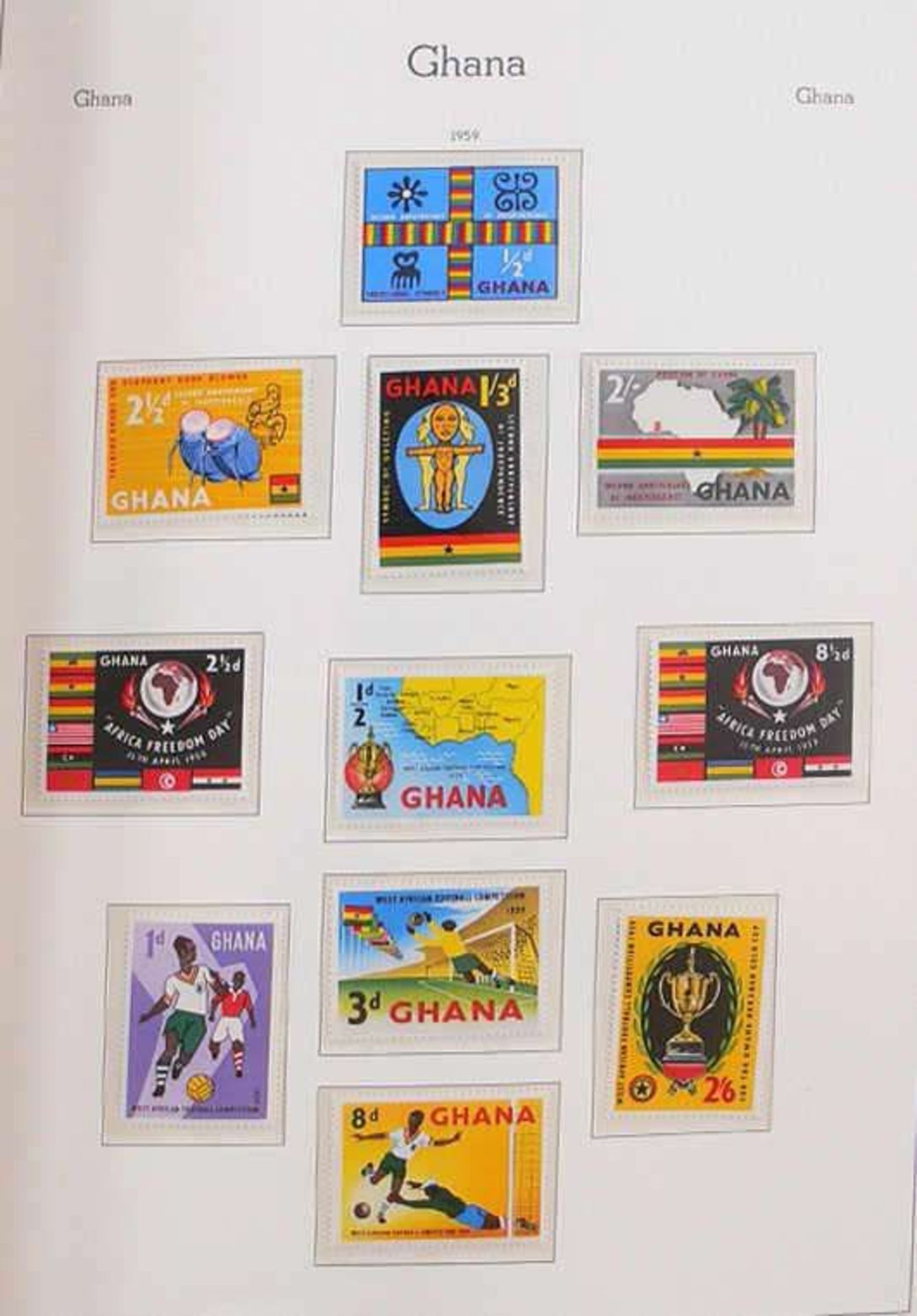 Reserve: 40 EUR        Ghana 1957/69, zumeist tadellos postfrische/ungebrauchte Sammlung mit teils - Image 7 of 19