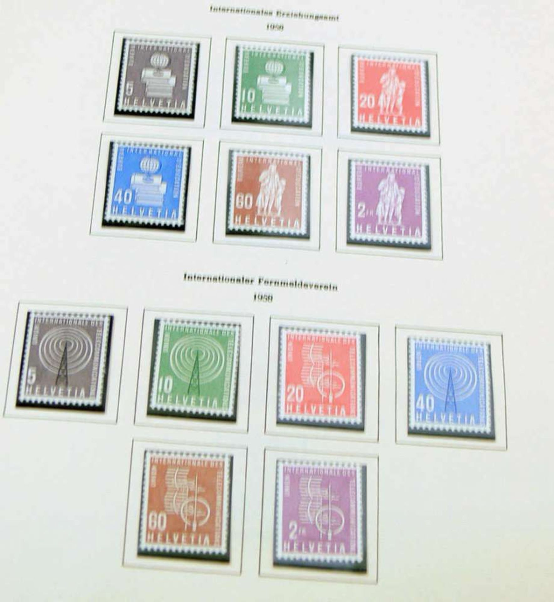 Reserve: 40 EUR        Schweiz /Bundespost, Sammlung mit Dubletten der Portomarken und der - Image 3 of 7