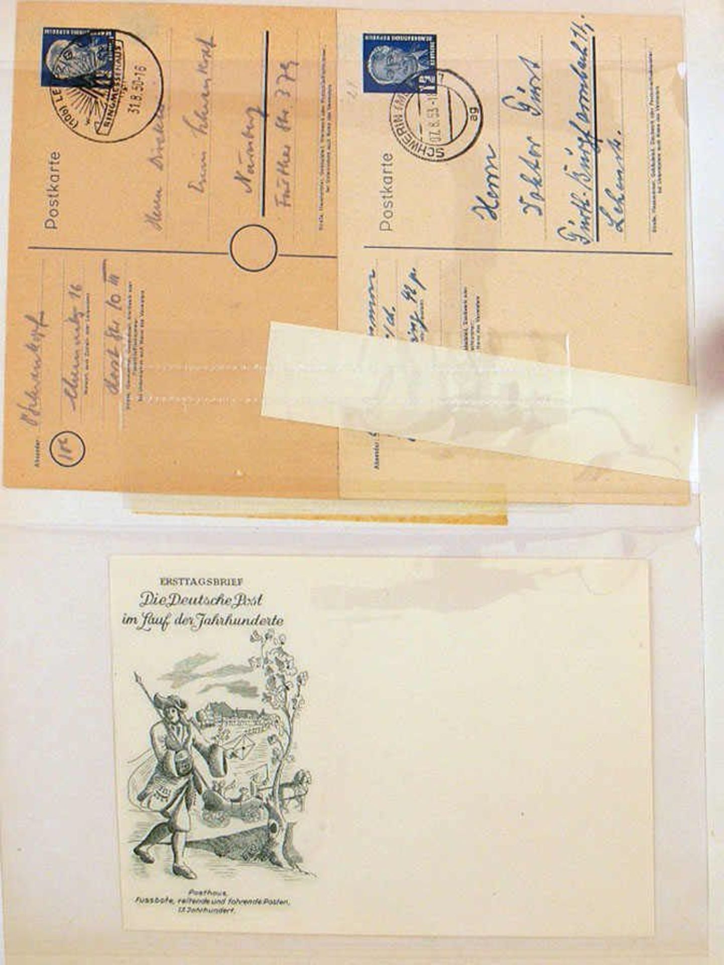 Reserve: 75 EUR        DDR 1949/81, interessante Sammlung DDR im Klemmbinder, beginnend mit diversen - Image 2 of 19