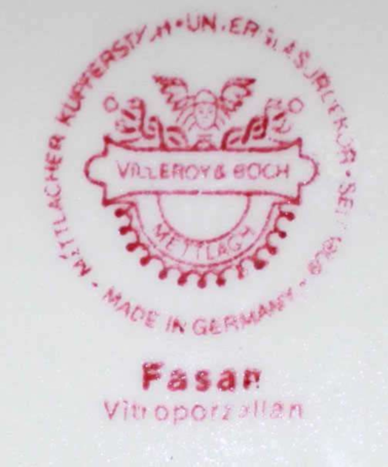 Reserve: 40 EUR        Speise- und Kaffeeservice von Villeroy & Boch, Modell Fasan, bestehend aus - Image 3 of 3