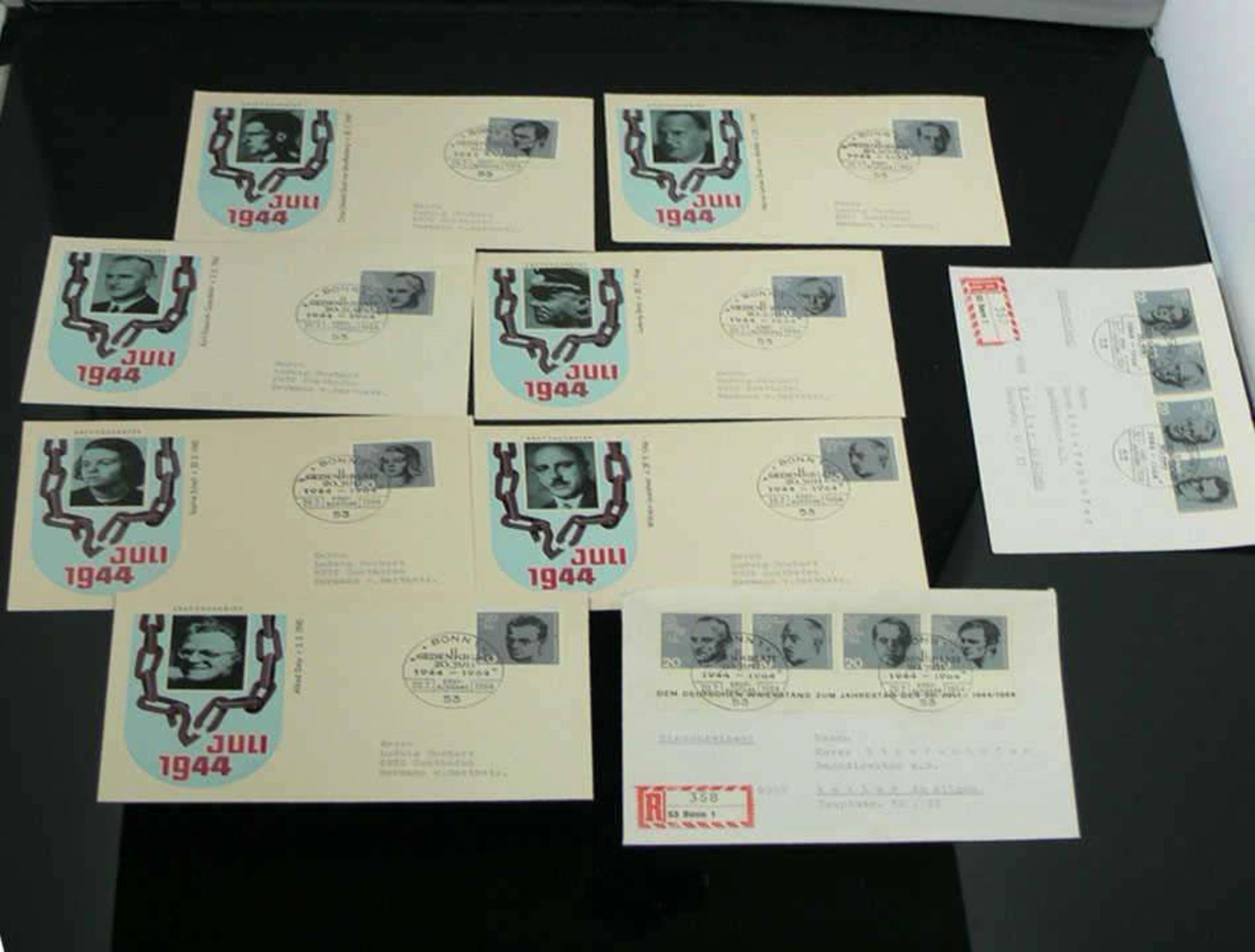 Reserve: 50 EUR        Bundesrepublik Deutschland, 1964 "Widerstandsblock 20. Juli 1944", 29 - Image 3 of 3