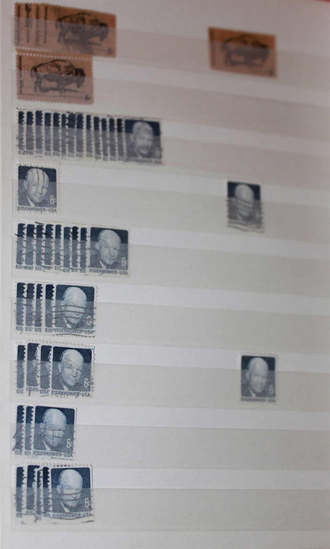kleines Lot Briefmarkenalben, "USA", insgesamt 4 AlbenMindestpreis: 20 EUR - Image 4 of 4