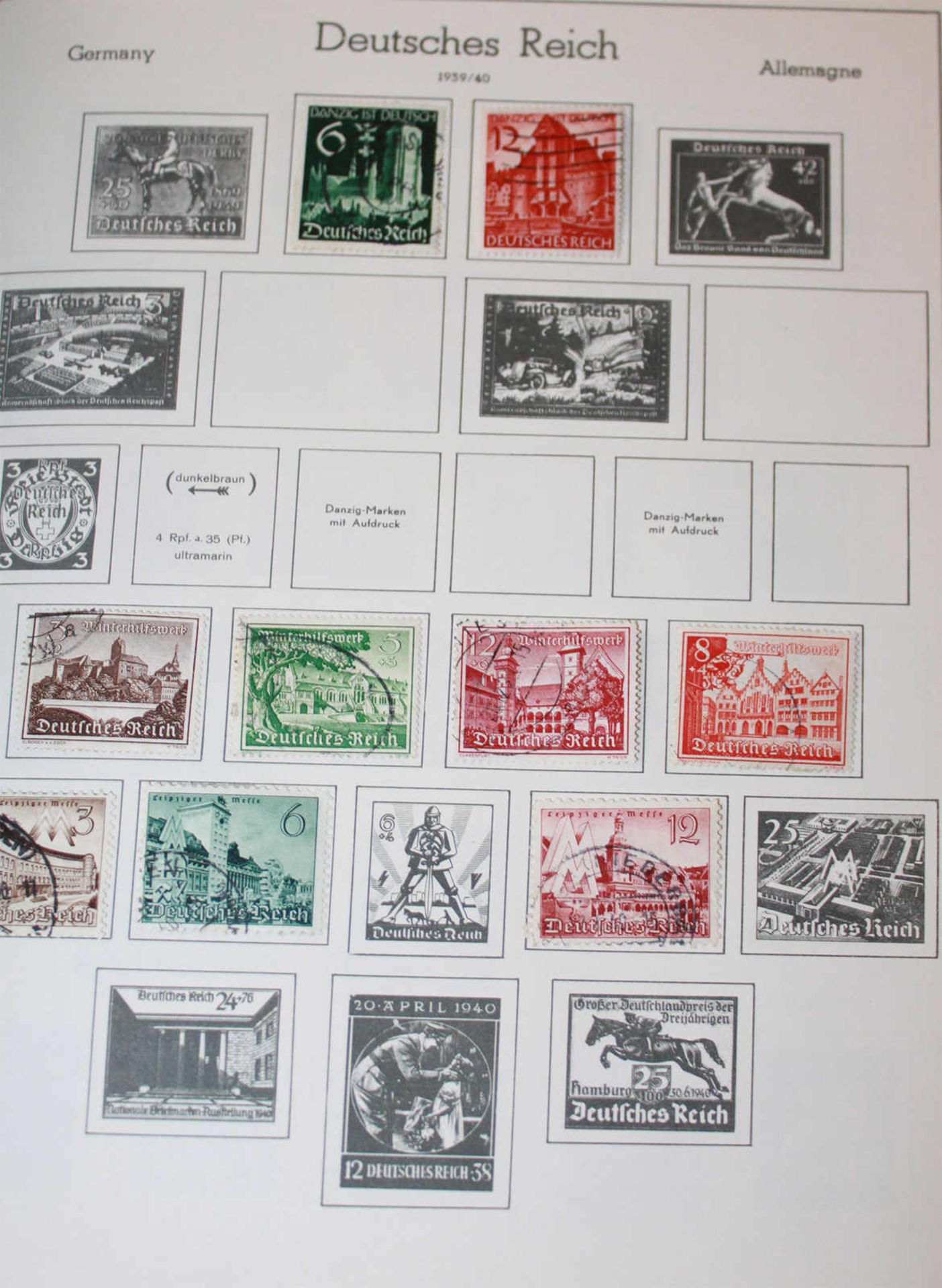 1 kleines Restelot Briefmarken, insgesamt bestehend aus 1 Vordruckalbum, 1 altes Timbrealbum, - Image 10 of 11