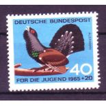 BRD 1965, Mi.-Nr. 467 DD. Doppeldruck der Farbe Schwarz. Postfrisch.Mindestpreis: 1 EUR