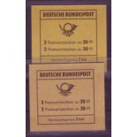 BRD 1968, Mi.-Nr. MH 14 a und 14 b. Postfrisch.Mindestpreis: 5 EUR