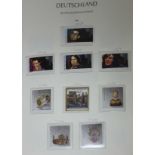 Dickes Vordruckalbum BRD 1970-1988, postfrisch, dabei auch Automatenmarken, hoher