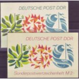 DDR 1973, Mi.-Nr. MH 3 a + 4 a. Postfrisch.Mindestpreis: 1 EUR