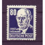 DDR 1952, Mi.-Nr. 339 Va xb 2 X II. Persönlichkeiten. Geprüft Weigelt. Postfrisch.Mindestpreis: 1