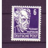 DDR 1952, Mi.-Nr. 328 V 2 X I. Persönlichkeiten. Geprüft Weigelt. Postfrisch.Mindestpreis: 1 EUR