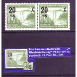 DDR 1955, Mi.-Nr. 449 II (PF). "+"-Zeichen Kleeblattförmig. Postfrisch.Mindestpreis: 1 EUR