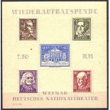 SBZ Thüringen 1946, Block 3 B. Postfrisch.Mindestpreis: 5 EUR