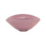 * Beatrice Wood   (American, 1893-1988)   Pink bowl   glazed earthenware   signed   Height 3 3/4 x