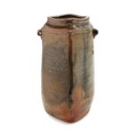 * A Studio Ceramic Vase   warren mackenzie (b. 1924)   of cylindrical form.   Height 12 1/2 inches.