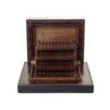 * An Hermes Alligator Humidor   designed by paul dupre-lafon, circa 1940s   rectangular, with a