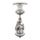 * A Swedish Silver Wine Cooler   Gustav Mollenborg, Stockholm, 1862   the cooler of urn form with an