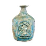 * Beatrice Wood   (American, 1893-1998)   Bottle vase   luster glazed earthenware   signed