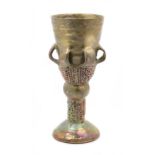 * Beatrice Wood   (American, 1893-1998)   Chalice   glazed earthenware   signed Beato and BWTF 604