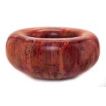 Hap Sakwa   (American, b. 1950)   Torus bowl, 1987   turned wood   Diameter 14 inches.   Estimate $