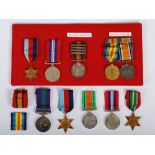 A group of ten Victorian, Great War, World War II and later medals, to include a Victorian South