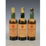 Three bottles of The Glenlivet Scotch Whisky, unblended Scotch Malt, (3)