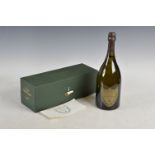 A Magnum of Moet et Chandon, Cuvee Dom Perignon, Vintage 1985, with original box and certificate.