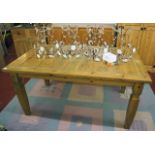 Mexican pine dinning table