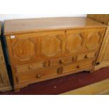 Large pine mule chest