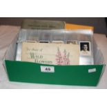 Box of cigarette cards