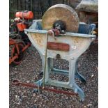 Old stone treadmill grinder