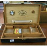 Humidor with cigars