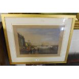 Signed Venetian print