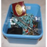 Box of costume jewellery