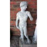 Stone David figure