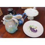 6 pieces of china to include Royal Doulton, Limoges, Trentham etc